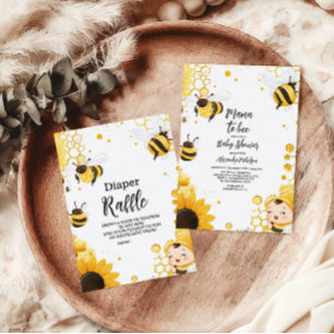 Carte D'accompagnement Mama to Bee Fleur sauvage Honeybee Mom Livres pour