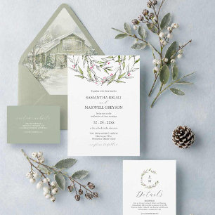 Invitations de mariage officielles Végétation bota