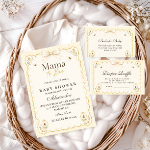 Carte D'accompagnement Maman Coquette To Bee Tombola de Couches