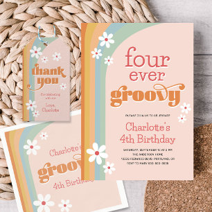 Invitation pour le 4e anniversaire de la fille Dai