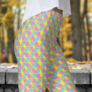 Leggings Fabulous Dark Purple Phase Shift Motif