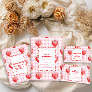 Serviette En Papier Baby shower de coquette rose pâle Berry