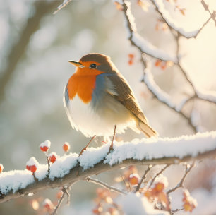 Carte Postale Globe de neige de Noël