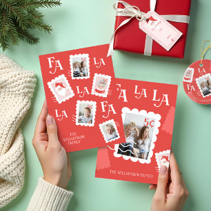 Mug Fa La Santa Claus Photo Timbre de l'affiche de Noë