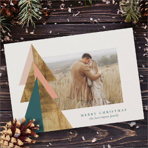 Feuille De Papier Cadeau Arbre de Noël minimal