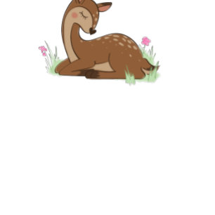 Invitation Baby shower du cerf Animaux des bois