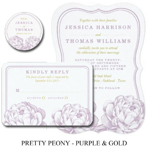 Invitation La jolie collection de Mariages floraux Peony