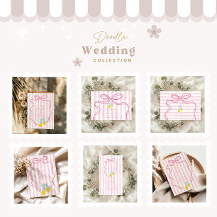 Mariage Merci citron rose