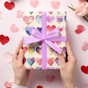 Feuille De Papier Cadeau Valentine Bleu Motif