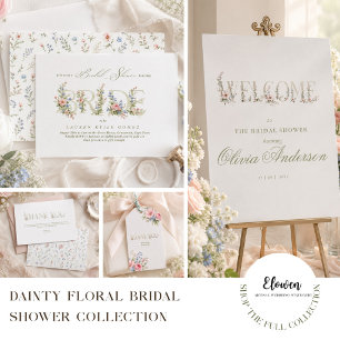 élégant délicat floral printemps MARIÉE merci