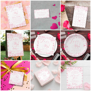 Sticker Rond L'amour est dans la Fête des mariées de la Saint V