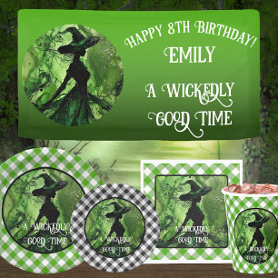 T-shirt Belle Sorcière Peinte Vert & Noir