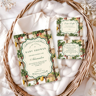 Carte D'accompagnement Tirage au sort Citrus Fraise Couches