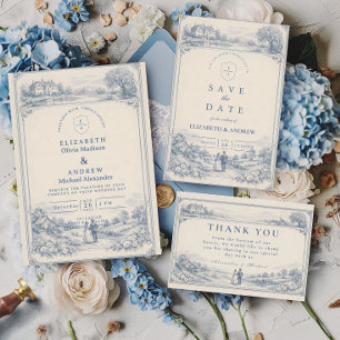 Carte De Remerciements Mariage de Jardin Classique Européen