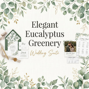 Autocollants de verdure élégants d'eucalyptus