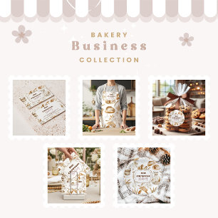 Carte De Remerciements Entreprise de Boulangerie Rustique
