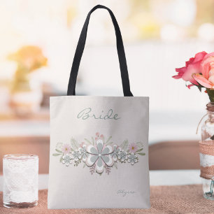 Serviette En Papier Puissance aux fleurs vertes et blanches du rétro 7