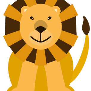 Invitation Lion Wild One premier anniversaire Or et vert