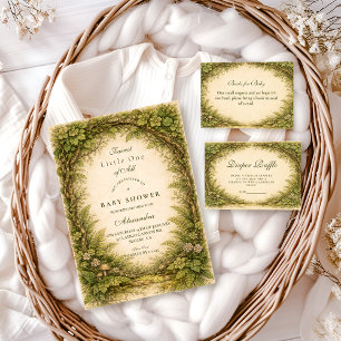 Carte D'accompagnement Tirage au sort de couches Forest Greenery Storyboo