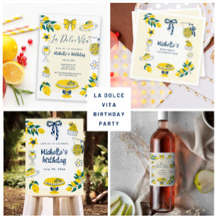Serviette En Papier Fête d'anniversaire jaune citron de l'été Nourritu