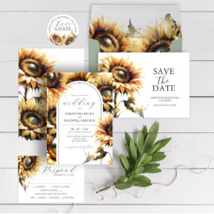 Enveloppe Stickers Mariage de phoque Fleurs de sol