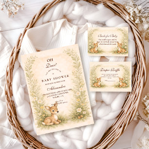 Serviette En Papier Baby-Shower Forêt Boisée