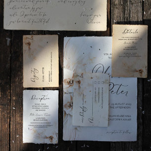 Carte Boho Neutral Floral Détails