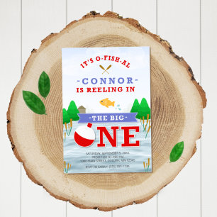 Carte Postale La Grande Pêche Colorée Thème 1er Anniversaire En