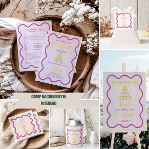 Sticker Carré Veuve Avant Vows Bachelorette Week-end