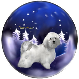 Cartes Pour Fêtes Annuelles Cadeaux de Noël de Havanese