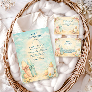 Carte D'accompagnement Baby Shower de Little Surfer Cadeau Surprise Couch