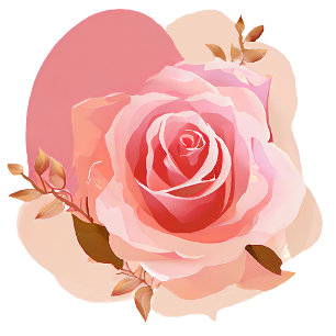 Mug Grande Rose rose rose simple