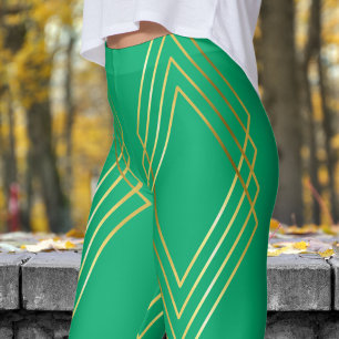Leggings Diamants chic sur pistachio
