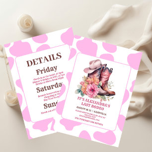 T-shirt Cowgirl Western Dernier Rodeo Bachelorette Party