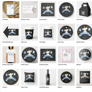 Carte D'accompagnement Feuilles de couches de ballons pour éléphants crou