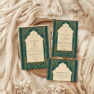 Carte De Remerciements Mariage islamique à l'arche de sarcelle