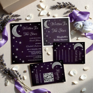 Serviette En Papier Écrit Dans La Fête des mariées Des Étoiles