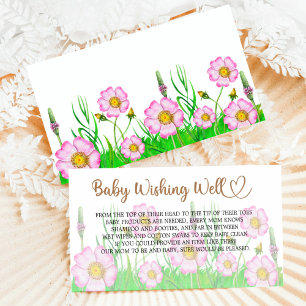 Fleur sauvage Baby in Bloom Baby shower Bingo Jeu