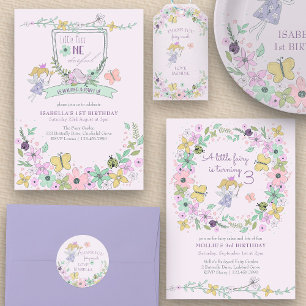 Sticker Rond Jardin Fairy Merci Lilac