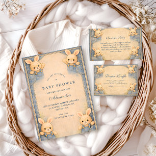Carte D'accompagnement Tirage au sort de couche pour la nurserie du lapin