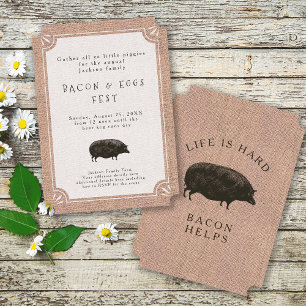 Invitation 60e anniversaire BBQ Party Chalkboard USA Vintage
