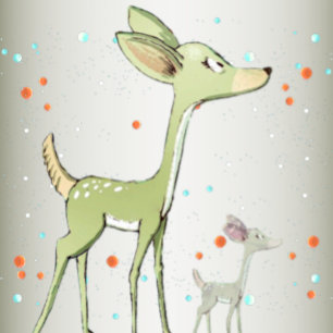Paillasson Fête de Noël Green Deers Vacances mignonnes