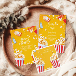 Invitation Prêt pour le Baby shower pop