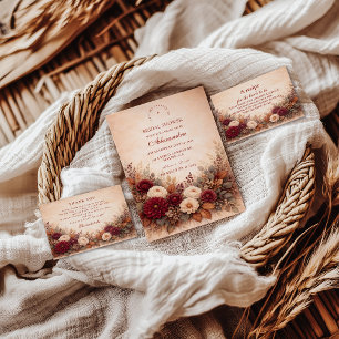 Serviette En Papier Jardin Élégant d'Automne pour une Baby Shower de M