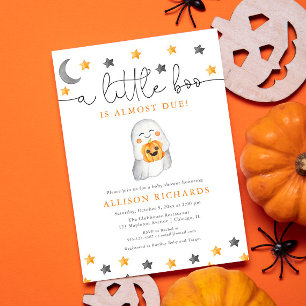 Carte de tombola baby shower pour fille Halloween