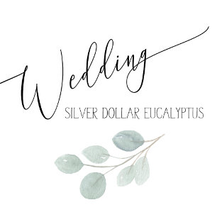 Aquarelle Eucalyptus Faire-part de mariage pas de 