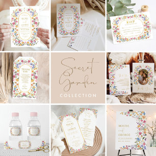 Invitation Fleur sauvage de printemps classique Meadow Garden