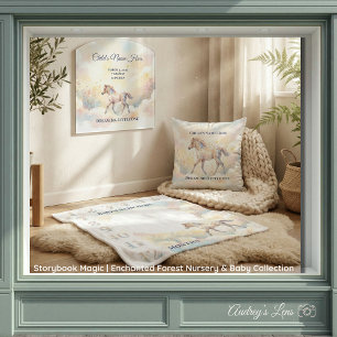 Aimant Annonce de naissance de la forêt enchantée de Stor