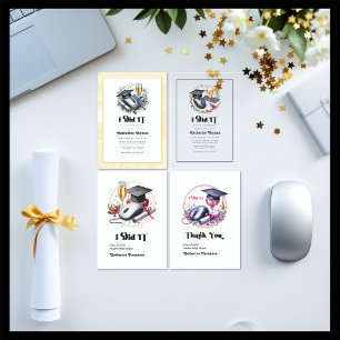 Faire-part Informatique et Information Graduation Photo