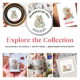 Carte Jolabokaflod Christmas Mice Holiday